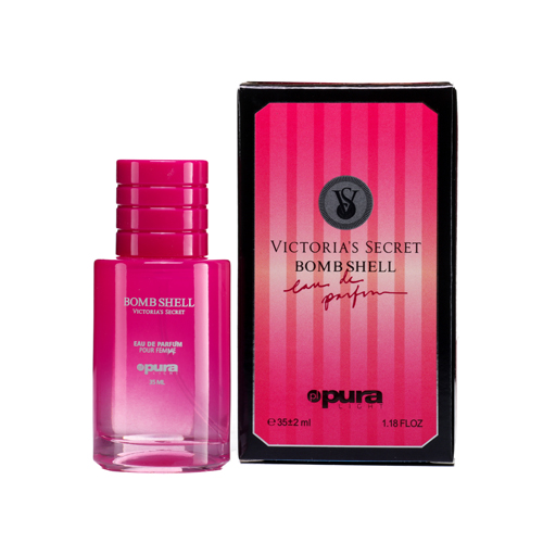 mombshell.jpg عطر زنانه پورا رایحه Bomb Shell victorias secret حجم 35 میل - Image 1