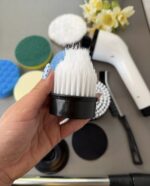 براش شستشو برقی شارژی 25 وات JY-6010 اورجینال | 9 سری کاربردی برای سینک، حمام، ماشین و سطوح مختلف - Image 6