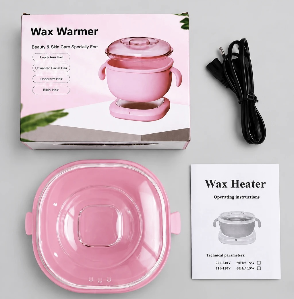 IMG_8227 دستگاه ذوب وکس سیلیکونی تاشو Wax Warmer اورجینال | موم گرم کن 400 میلیلیتری 100 وات - Image 1