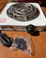 اجاق برقی هات پلیت مدل GFT-1010B اورجینال | تک شعله ۱۰۰۰ وات با تنظیم حرارت - Image 7
